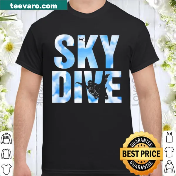 Official skydiver shirt celebrating the thrill of skydiving.