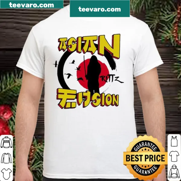 Official Rittz merch shirt with Asian fusion design