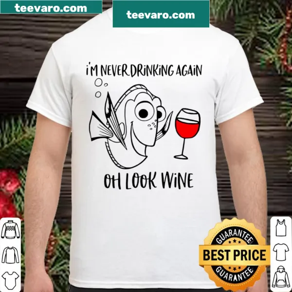 Funny shirt with wine-related humor text
