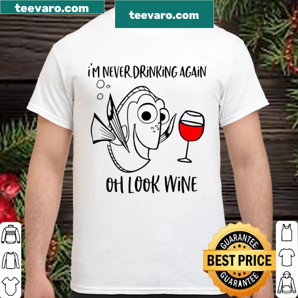 Funny shirt with wine-related humor text