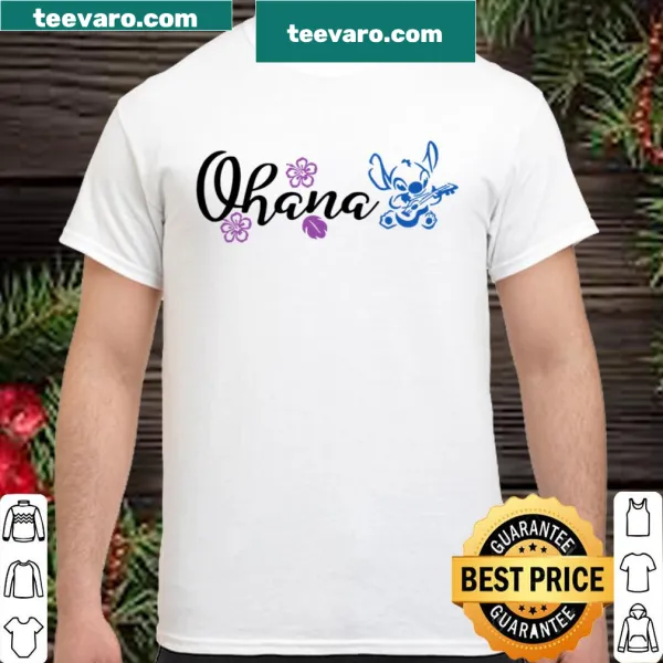 Customizable Ohana T-shirt with sentimental text