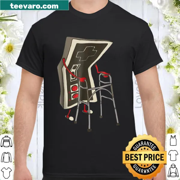 Retro video game shirt with nostalgic graphics for gamers