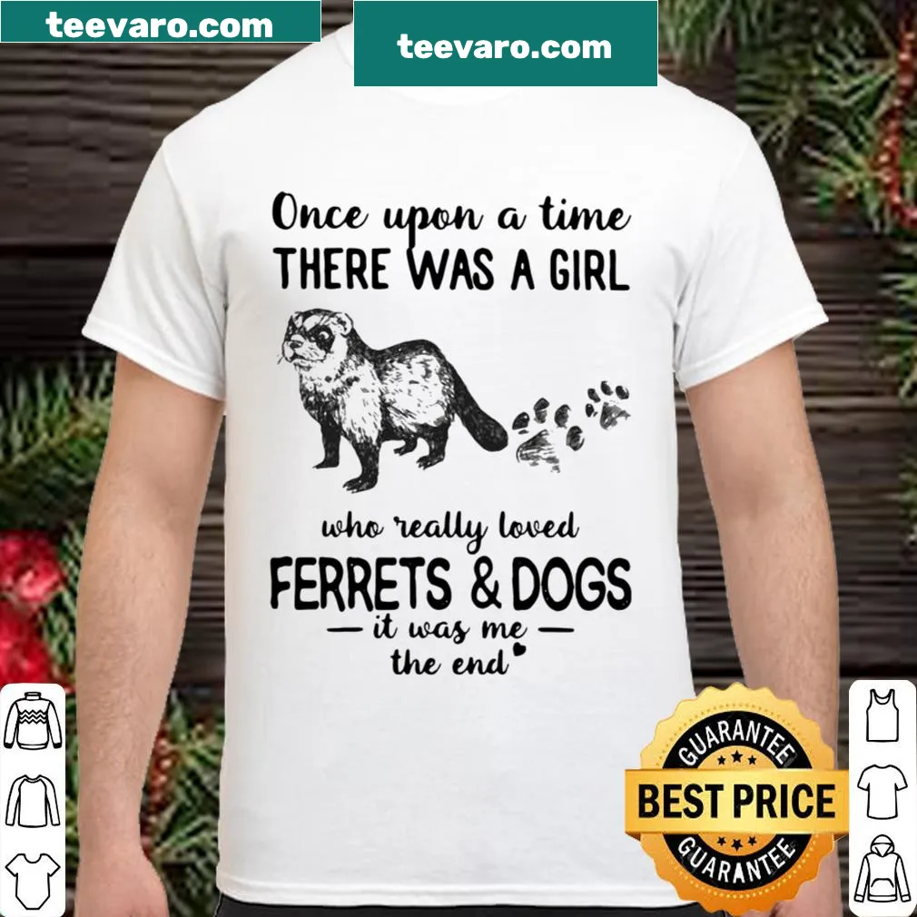 Playful typography about a girl loving ferrets and dogs