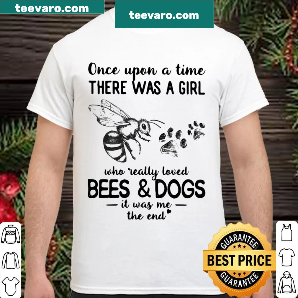 Text-based design celebrating love for bees and dogs