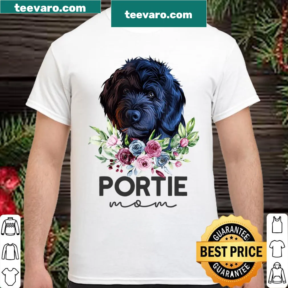 Illustrated Portuguese Water Dog shirt for dog lovers