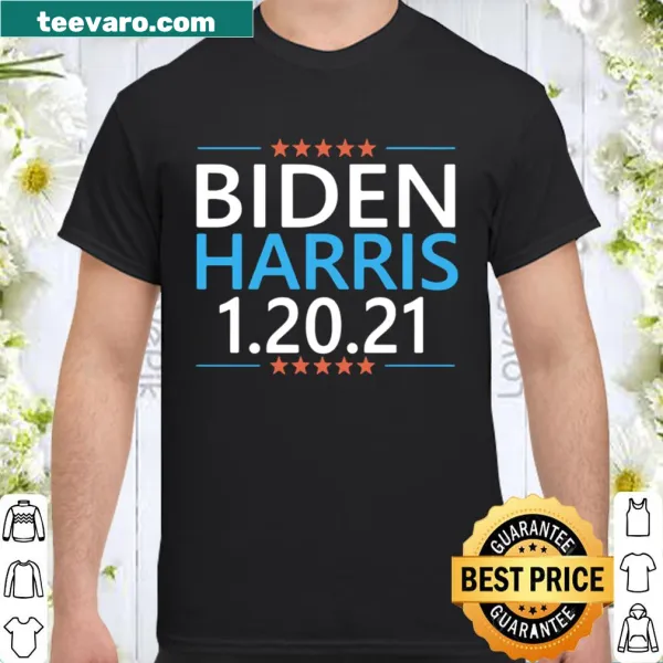 Inauguration Day t-shirt featuring Biden and Harris graphics