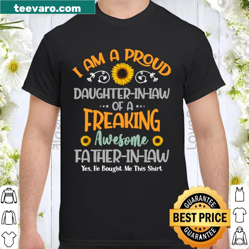 Shirt celebrating the bond between daughter-in-law and father-in-law