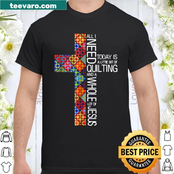 Shirt with quilting theme and religious message