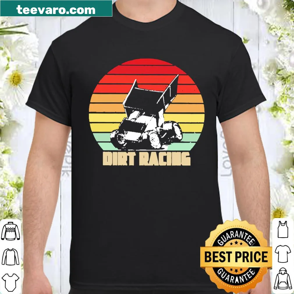 Vintage racing-themed shirt with retro design elements