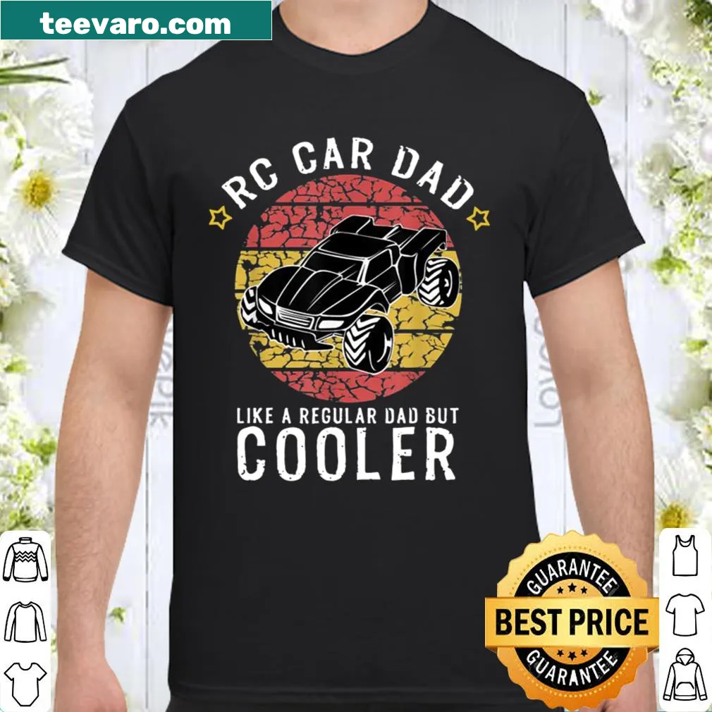 T-shirt for dads featuring 'Rc Car Dad' text