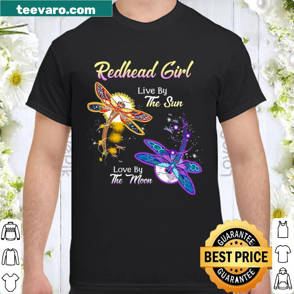 Whimsical typography shirt celebrating redheads and nature