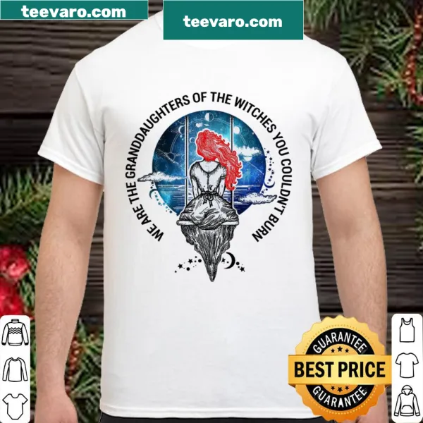 Text shirt saying 'You Couldn't Burn Us' celebrating redheads.