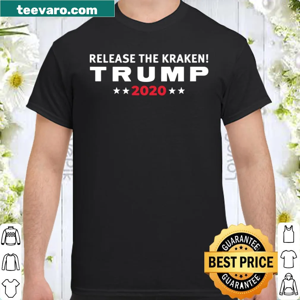 Vintage-style political shirt saying 'Release The Kraken' with bold text