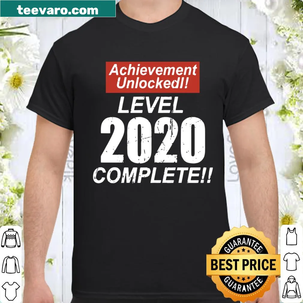 Retro shirt celebrating the completion of 2020 with playful text