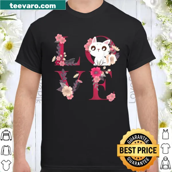 Animal kindness T-shirt promoting love for cats