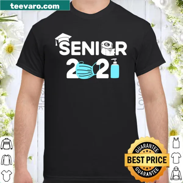 Funny design with toilet paper and mask for Senior Class of 2021