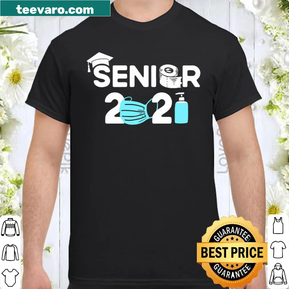 Funny design with toilet paper and mask for Senior Class of 2021