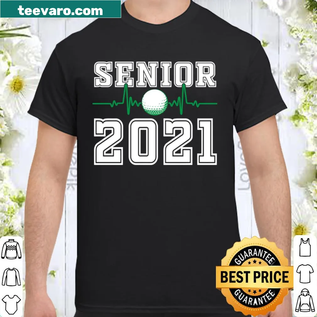 Heartbeat design celebrating senior golfers and their passion for the sport.