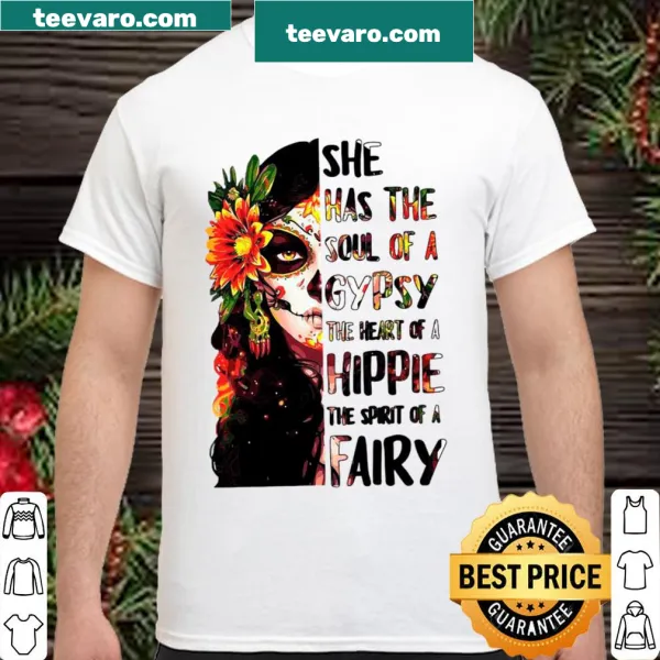 Whimsical shirt featuring an uplifting phrase about free spirits