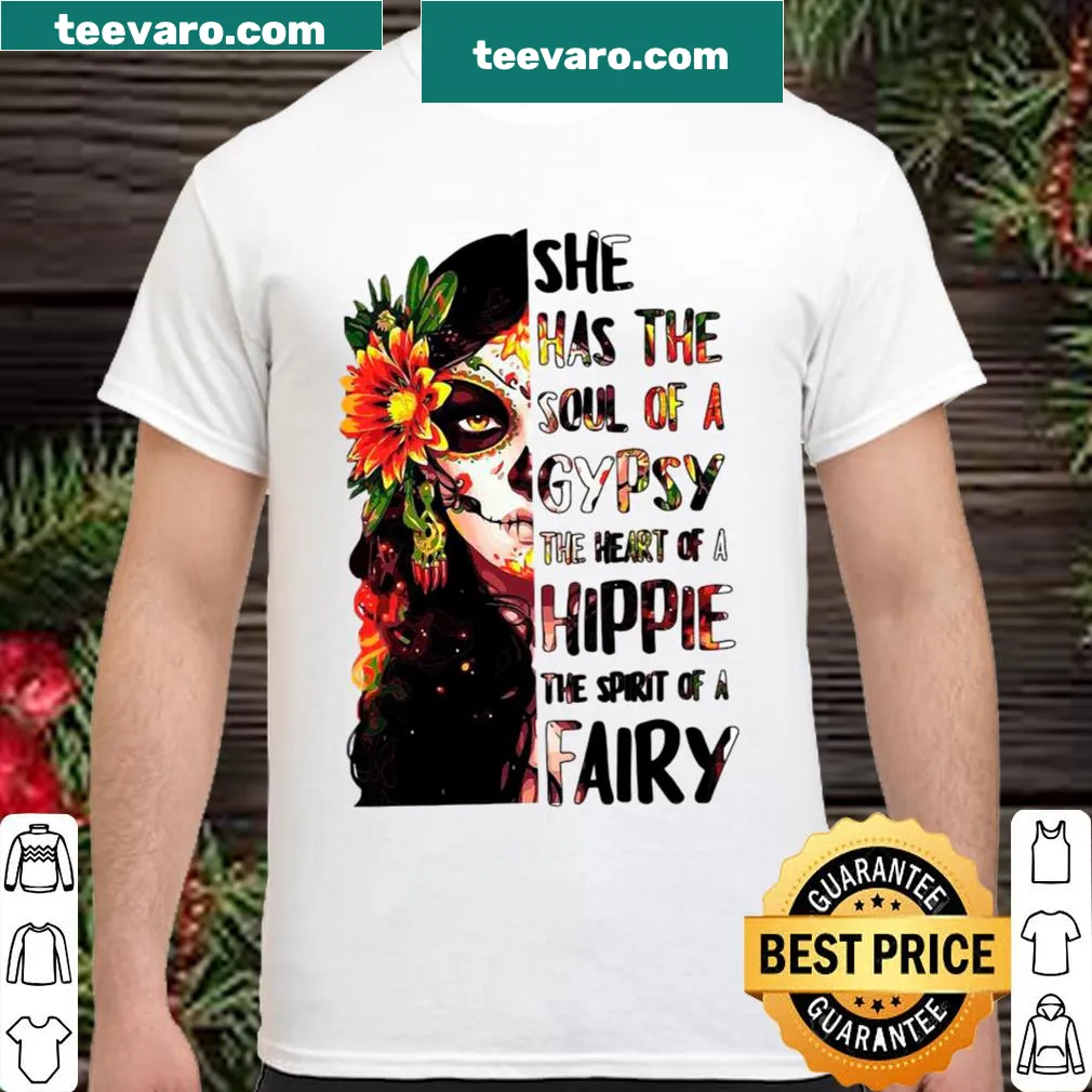 Whimsical shirt featuring an uplifting phrase about free spirits