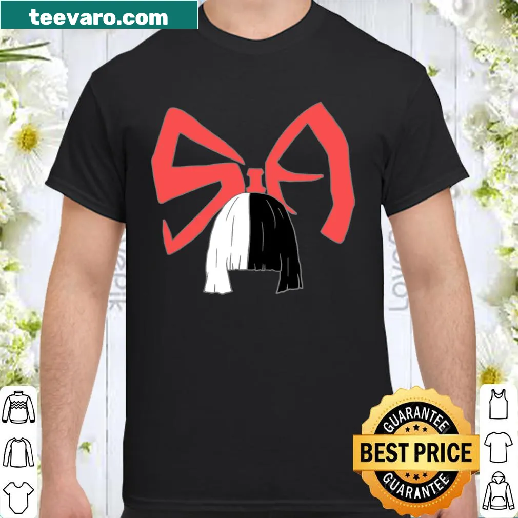 Sia themed shirt featuring her name and the word Bow