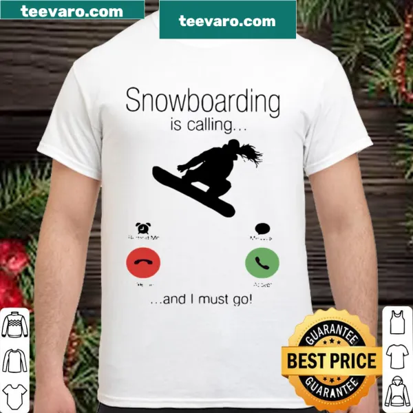 Snowboarding-themed shirt for winter sports enthusiasts