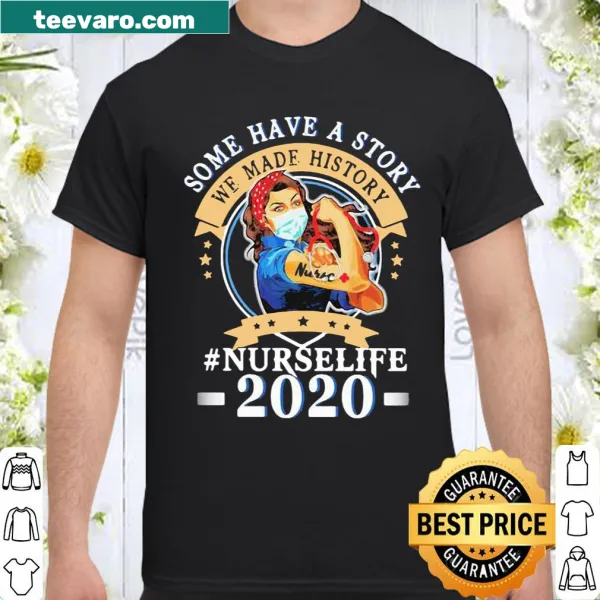 Inspirational nurse-themed shirt with a meaningful phrase