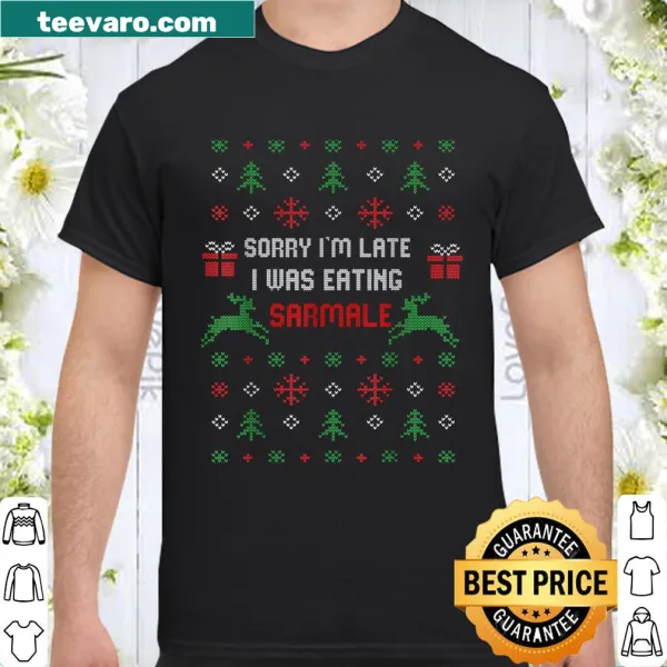 Funny shirt referencing Romanian dish sarmale for Christmas
