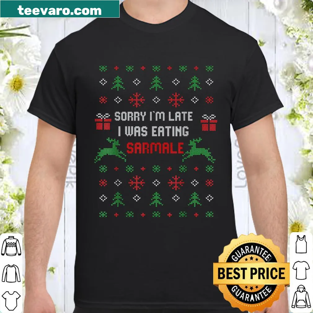 Funny shirt referencing Romanian dish sarmale for Christmas