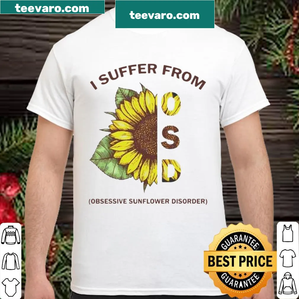 Sunflower obsession graphic t-shirt with playful text