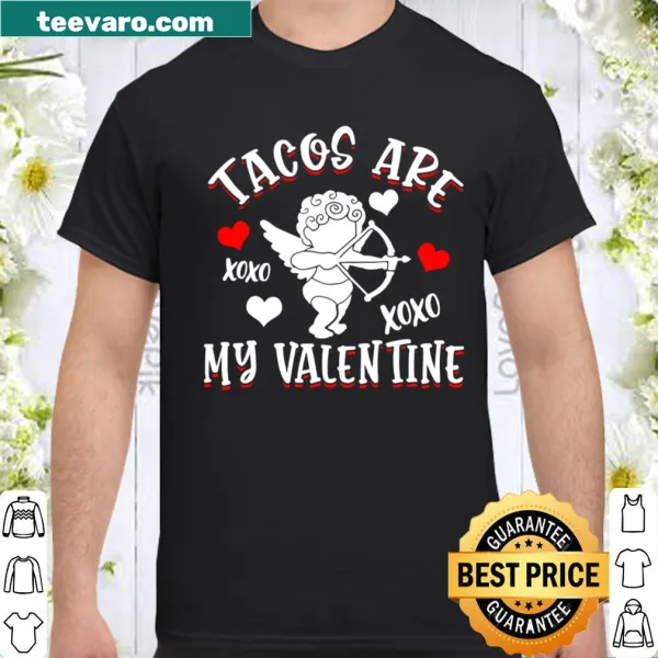 Humorous taco-themed Valentine's Day shirt with fun text