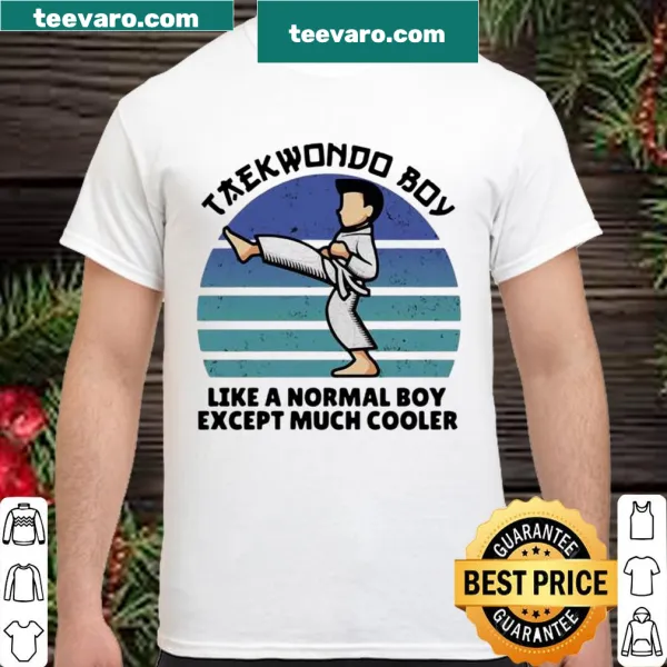 Shirt with text 'Teawondo Boy' promoting individuality for kids