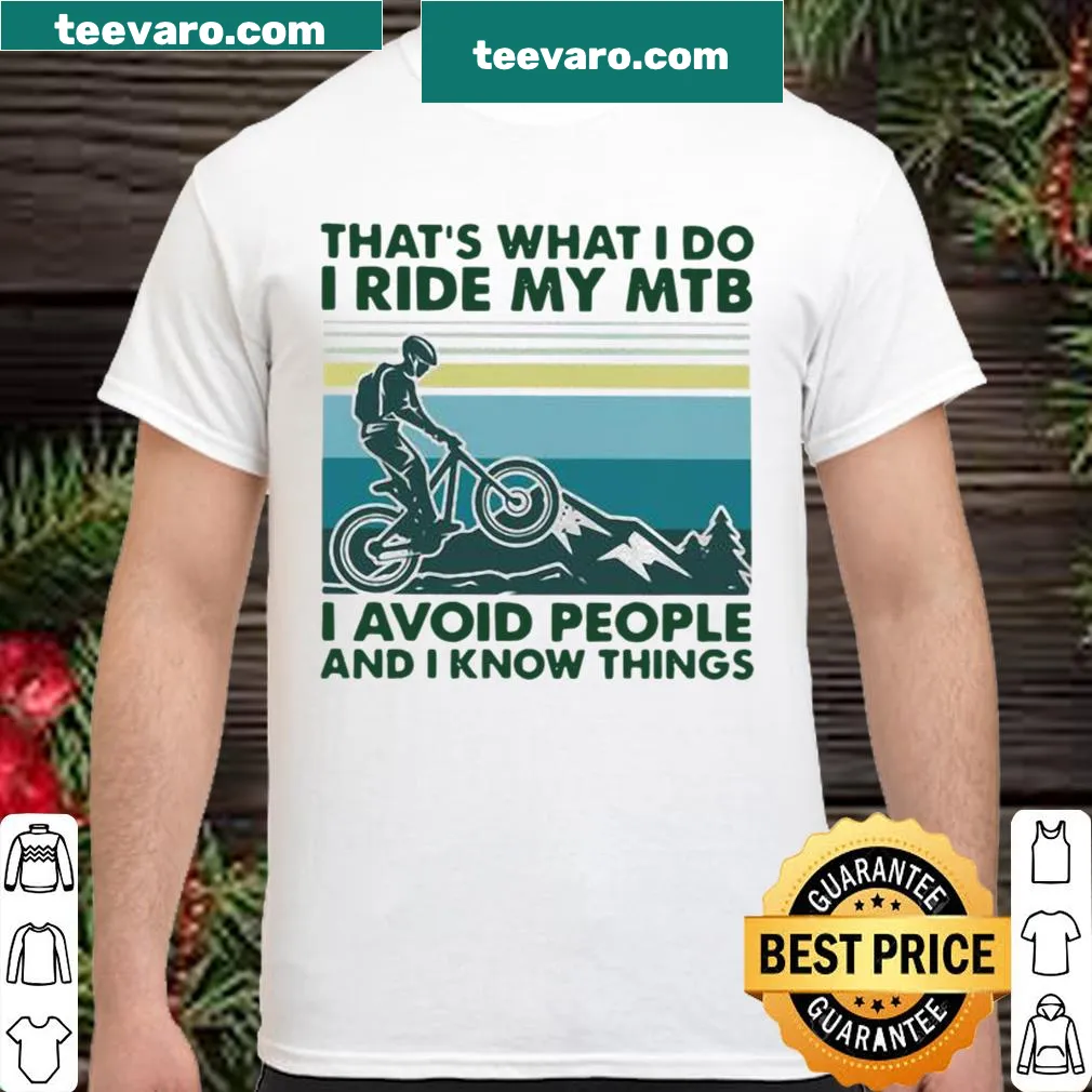Vintage MTB riding shirt with humorous text