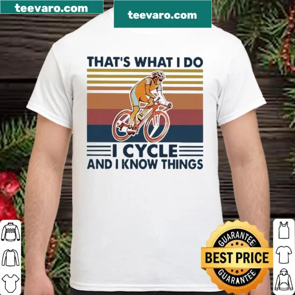 Vintage cycling shirt with a quote about passion and knowledge