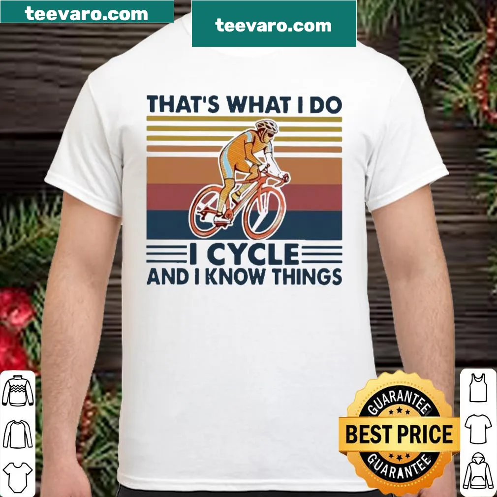 Vintage cycling shirt with a quote about passion and knowledge
