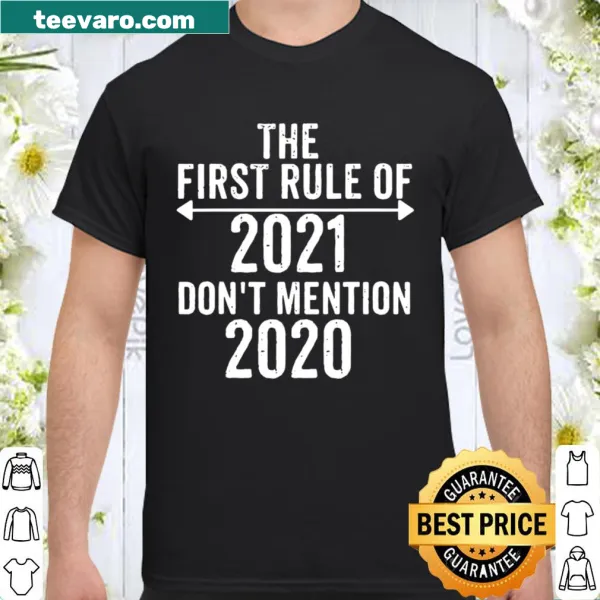 Vintage-inspired New Year t-shirt with a humorous phrase about 2020.