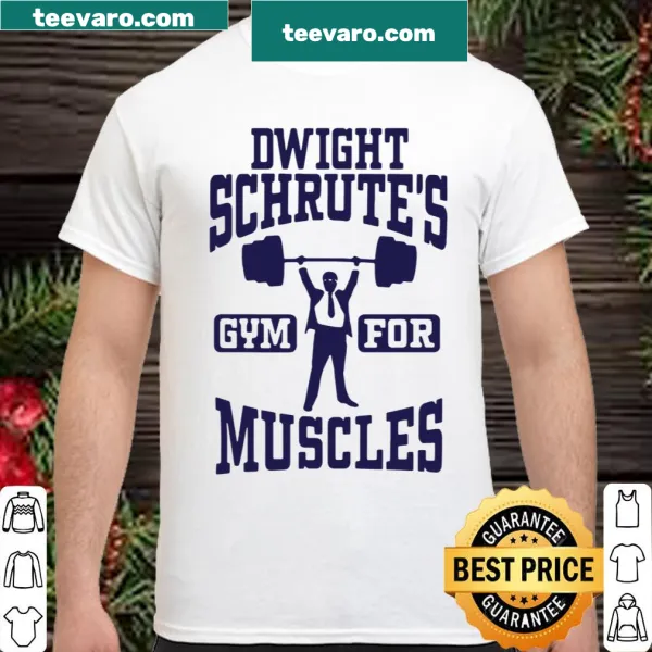 Playful gym-themed shirt inspired by The Office