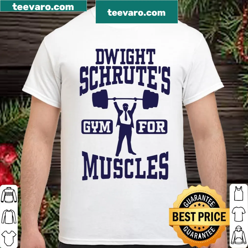 Playful gym-themed shirt inspired by The Office