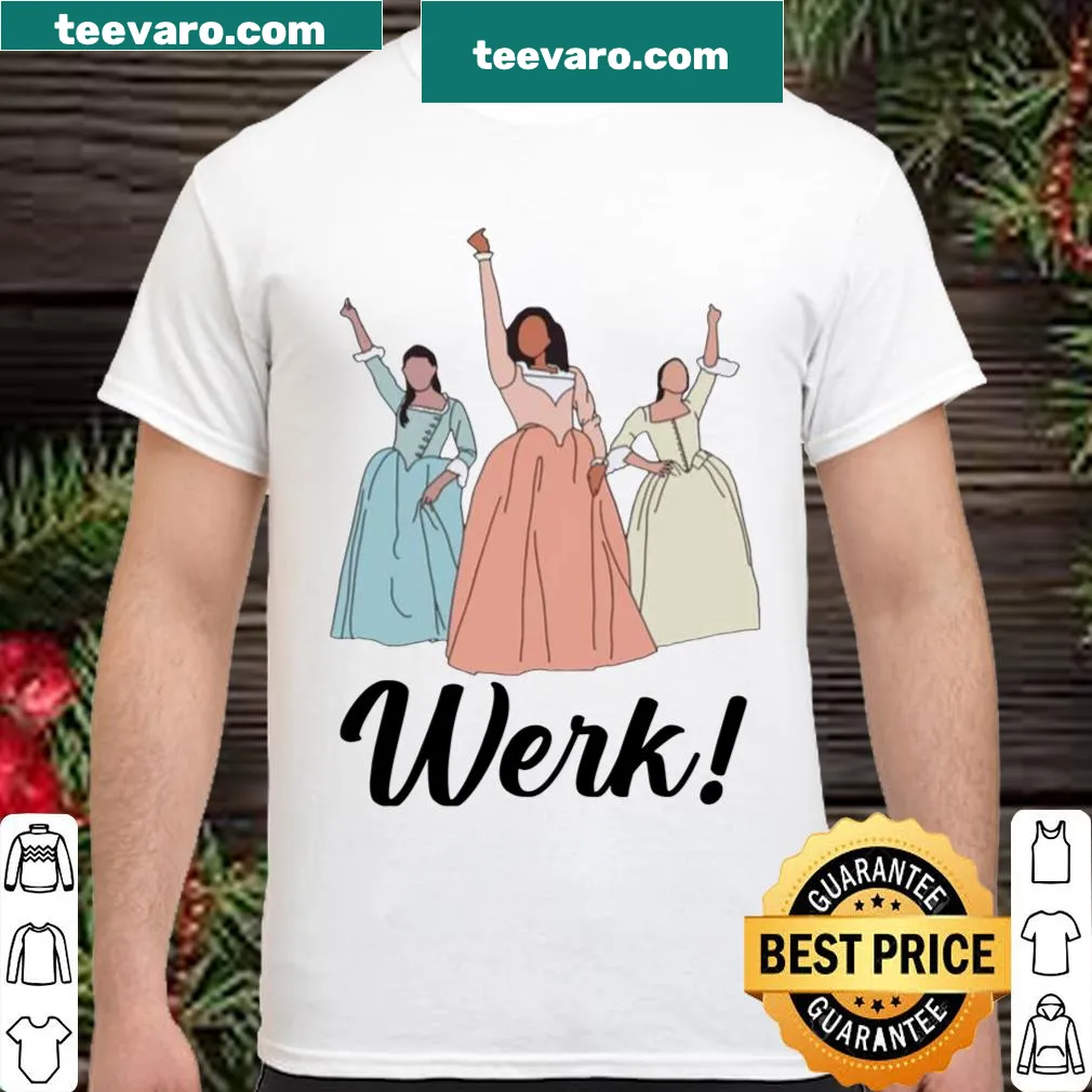 Funny v-neck t-shirt featuring the Schuyler Sisters phrase from Hamilton.