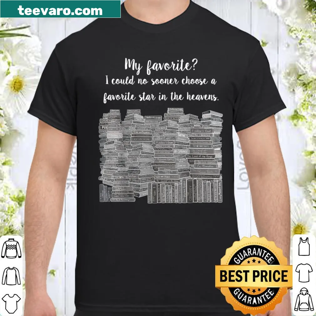 Illustrative t-shirt celebrating book lovers with fun design