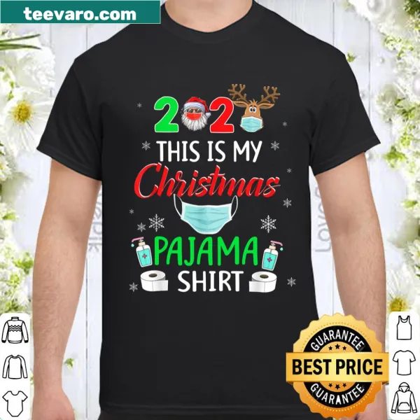 Funny Christmas pajama shirt for family with a humorous slogan