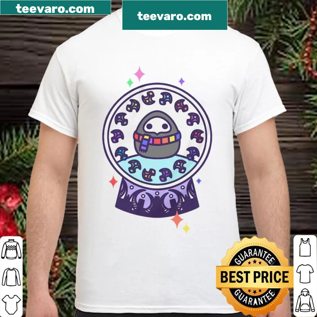 Playful Final Fantasy XIV snowglobe t-shirt featuring Ascian Amaurot