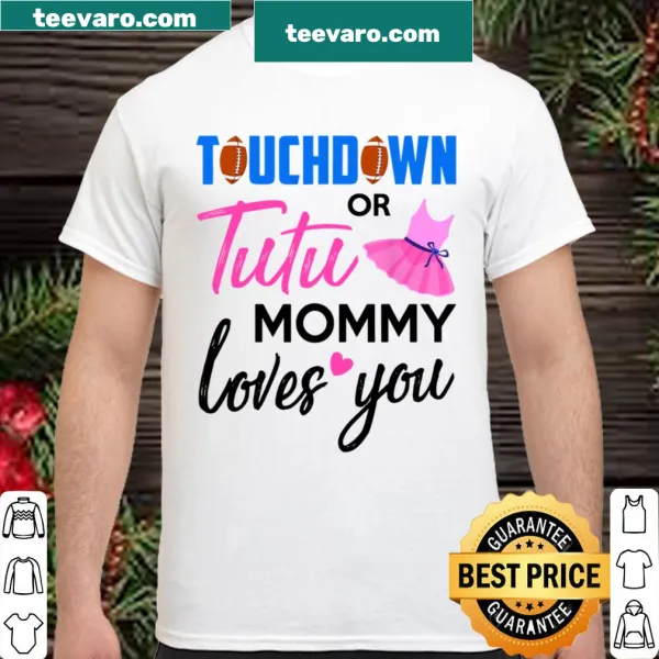 Cute gender reveal shirt for expecting moms