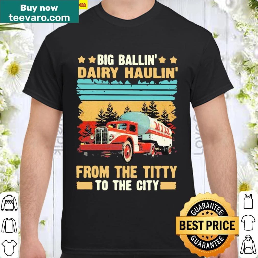 Funny vintage shirt for truckers with humorous text about trucking