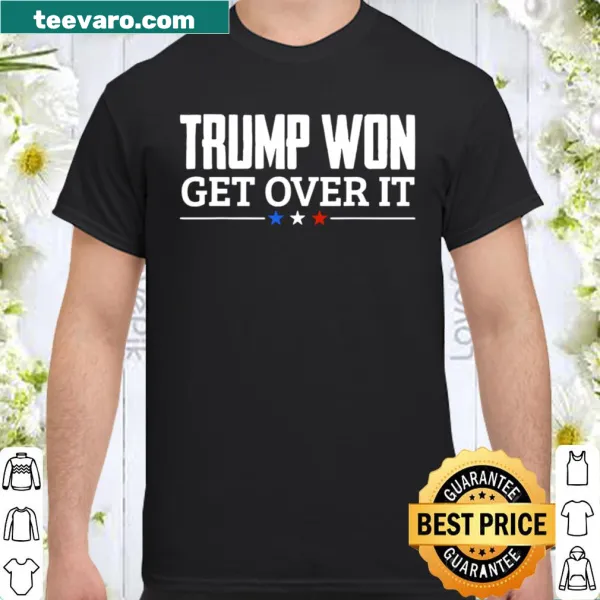 Graphic t-shirt proclaiming Trump won the 2020 election