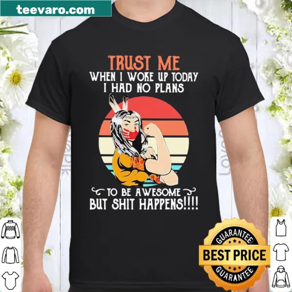 Vintage shirt with humorous text about unexpected awesomeness