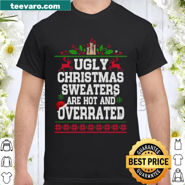 Sarcastic ugly Christmas shirt with witty text