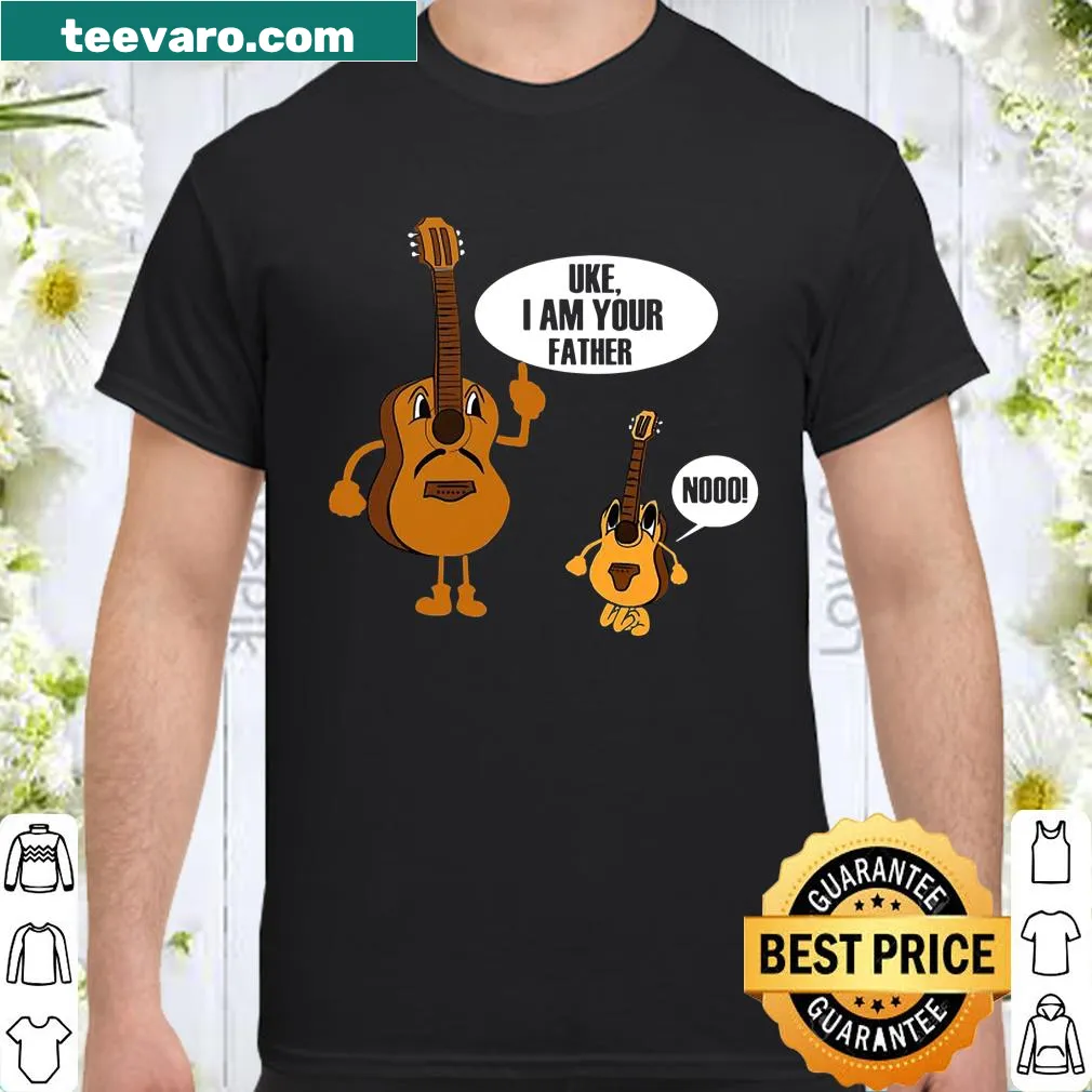 Humorous 'Uke I Am Your Father' shirt for dads