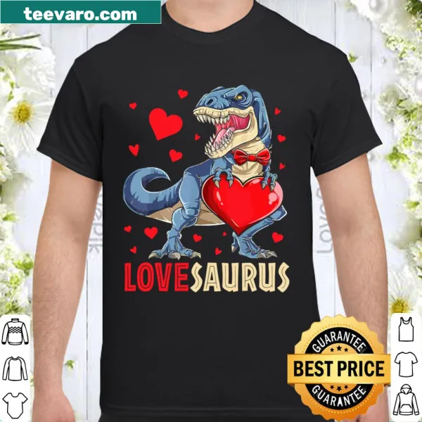 Cute T-Rex graphic t-shirt for Valentine's Day