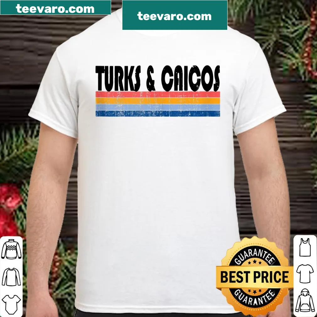 Vintage Turks & Caicos shirt reflecting 70s and 80s travel vibes